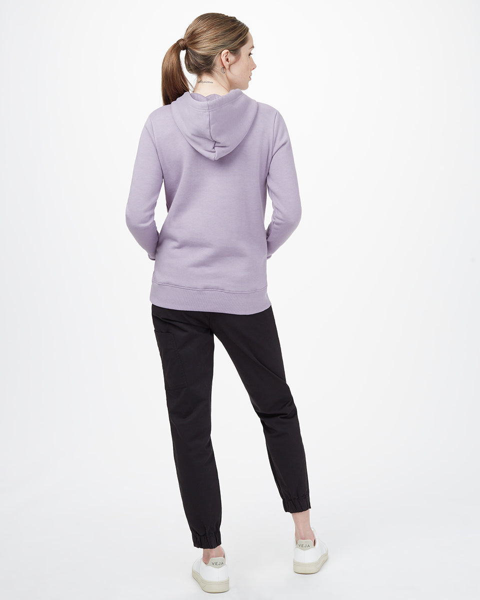 Purple Women's Graphic Pullover Hoodie