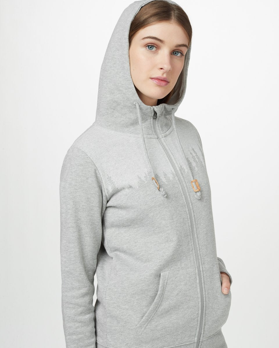 Gray Tree Graphic Pullover Hoodie