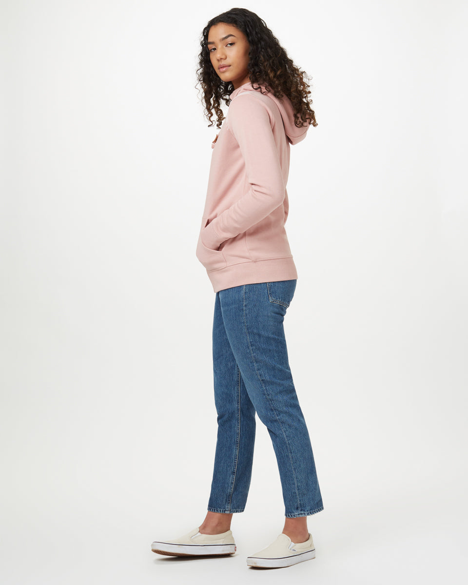 Pink Tree Graphic Pullover Hoodie