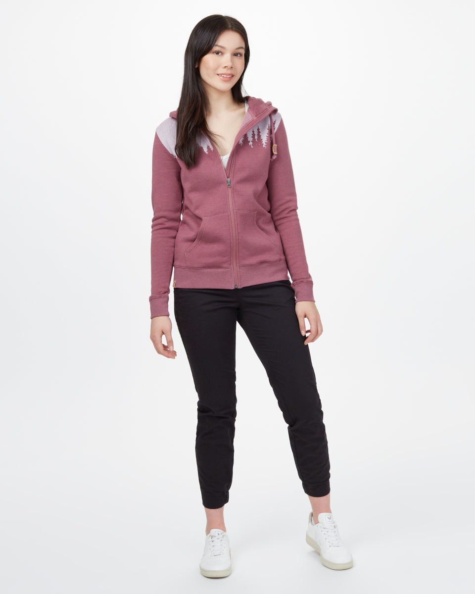 Red Tree Graphic Pullover Hoodie