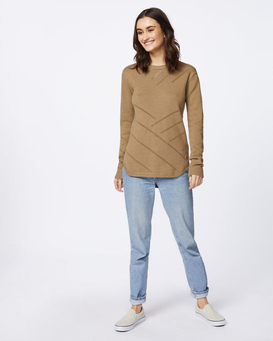 Beige Women's Wool Knit Jumper