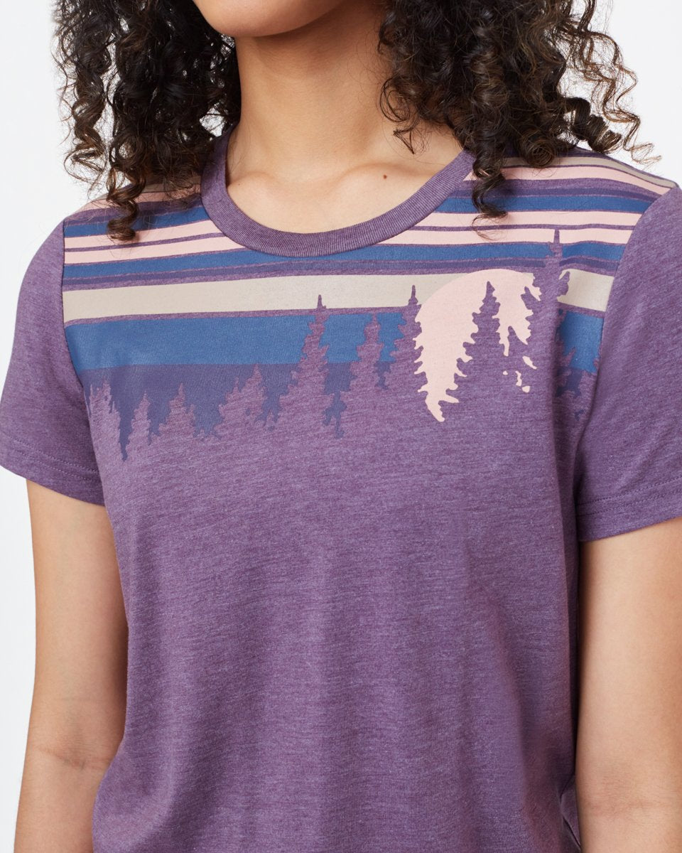 Purple Retro Graphic Tee
