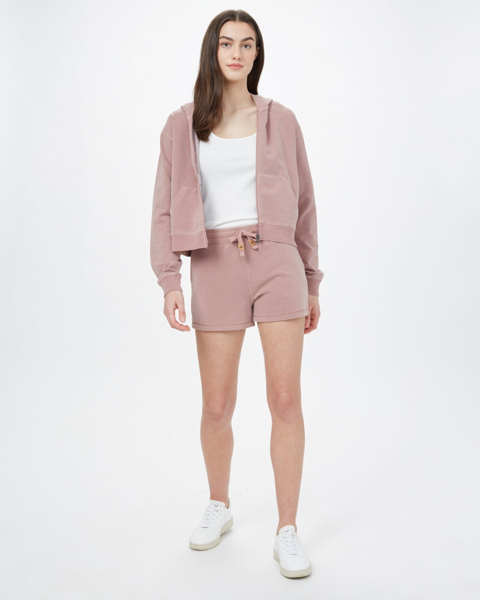 Pink Organic Cotton Zip Up