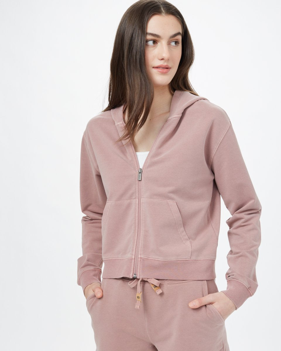 Pink Organic Cotton Zip Up
