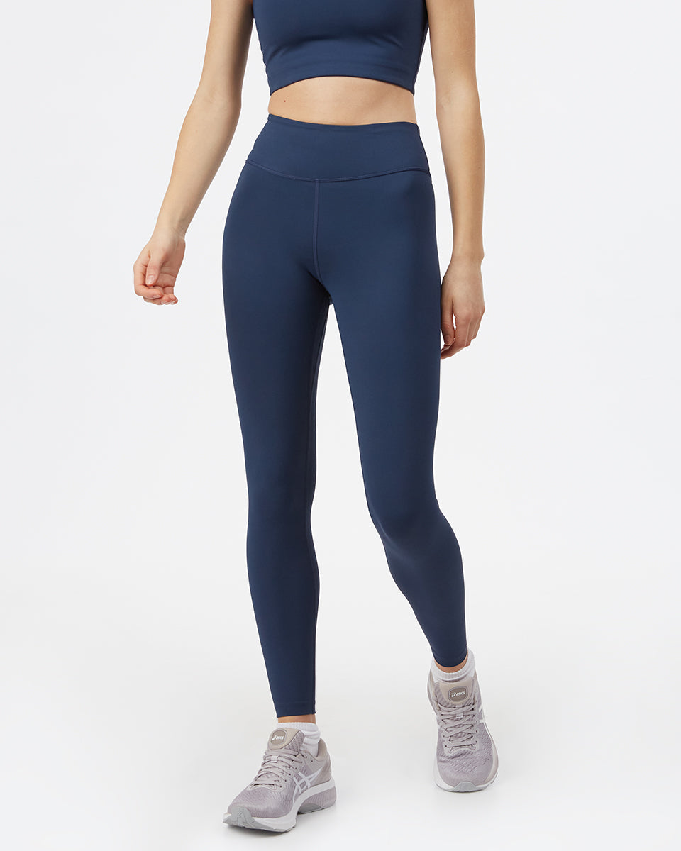 Blue Women's High-Waisted Leggings