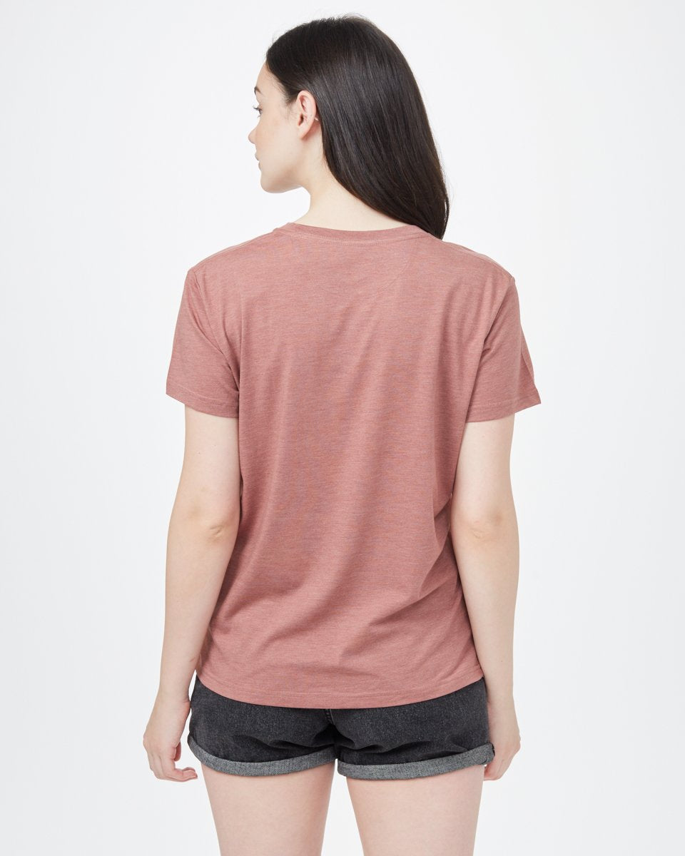 Pink Recycled Crew Neck T-Shirt