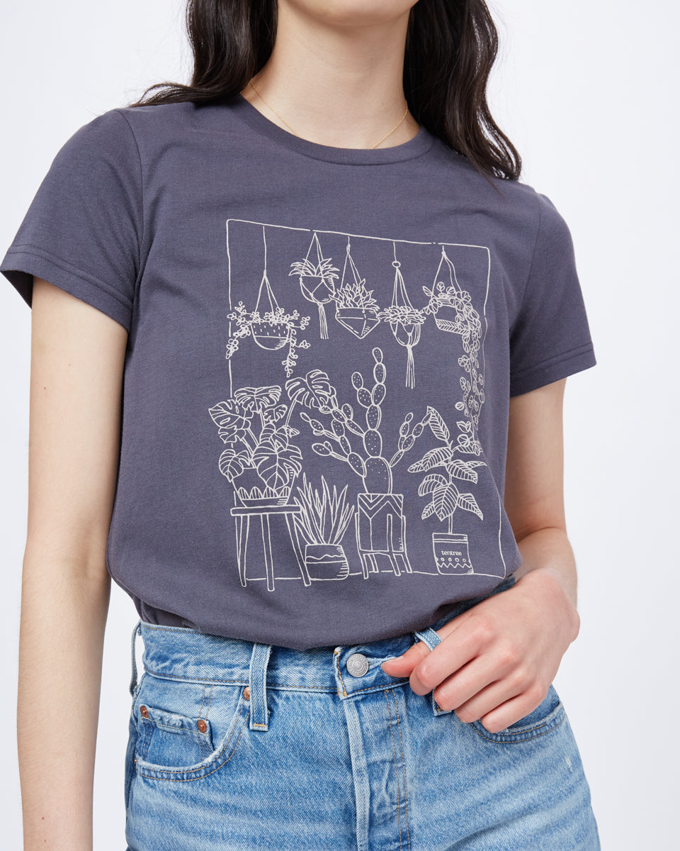 Gray Tree Graphic Tee