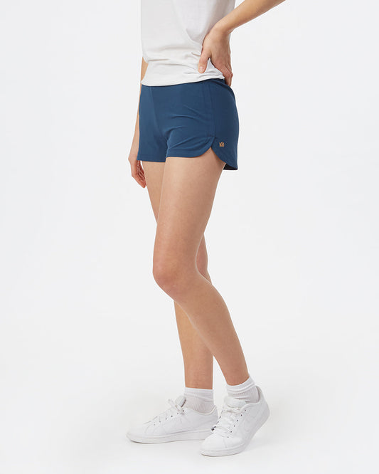 Blue Women's Recycled Polyester Sport Shorts