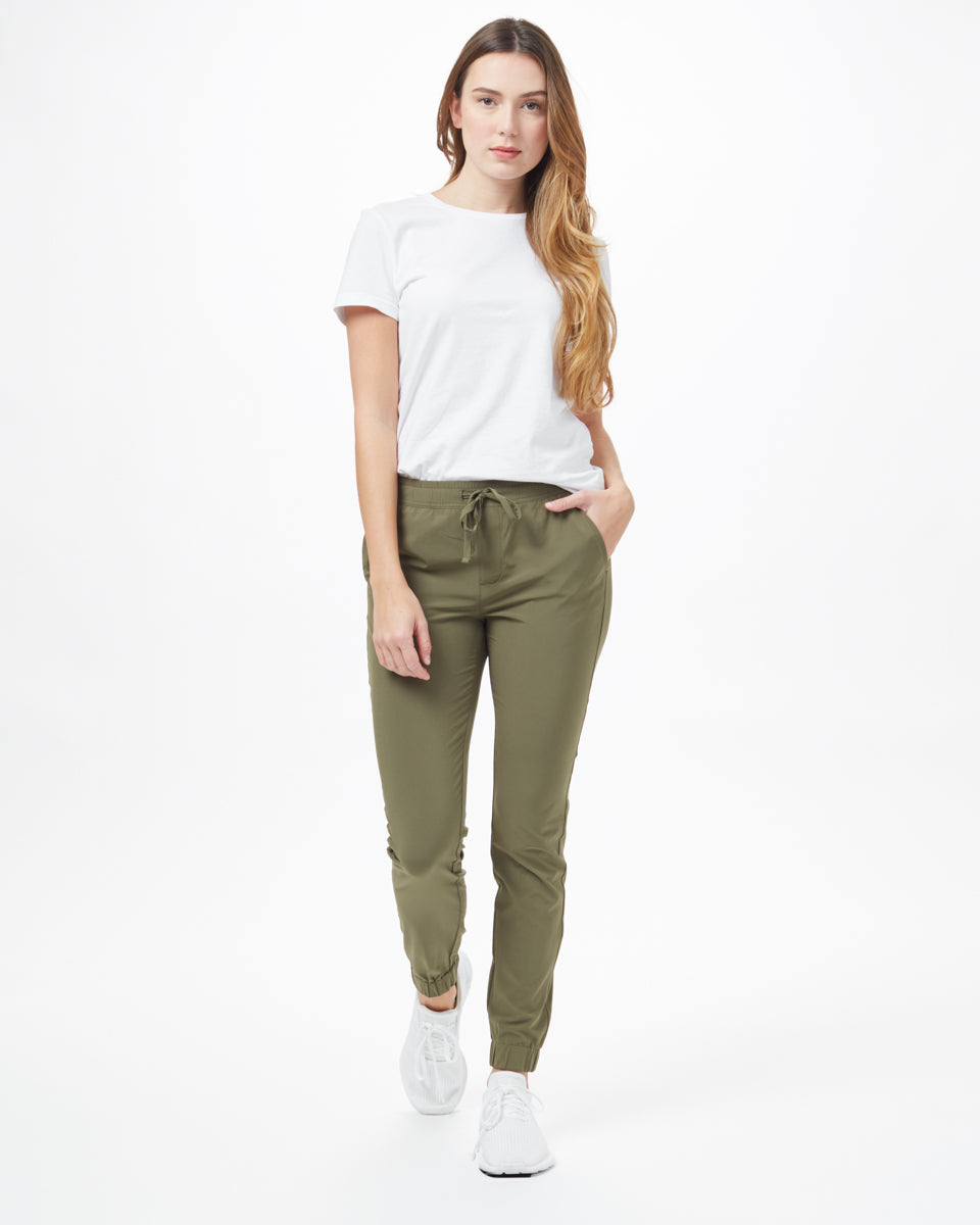 Green Women's Recycled Repreve Joggers