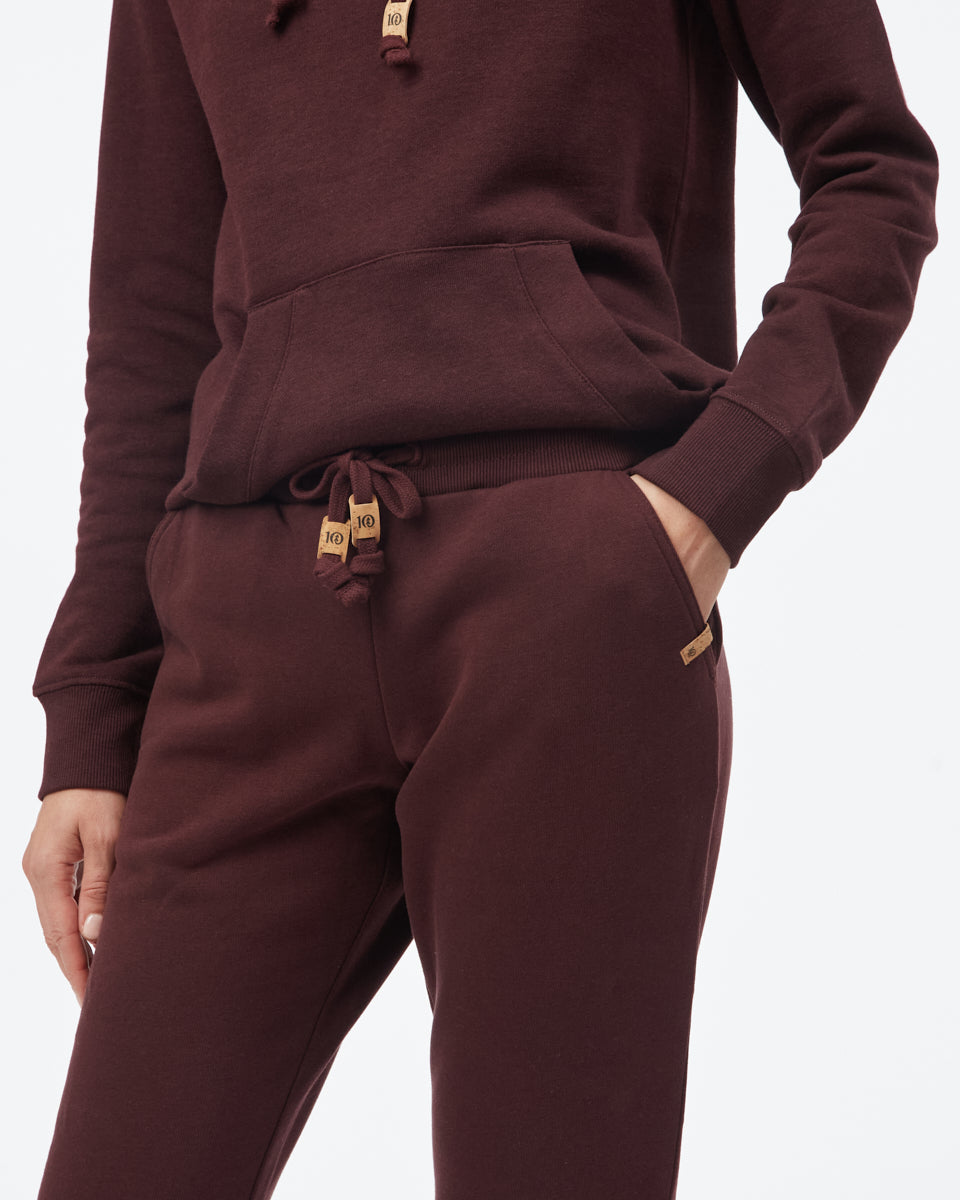 Red Women's Eco-Friendly Sweatpants