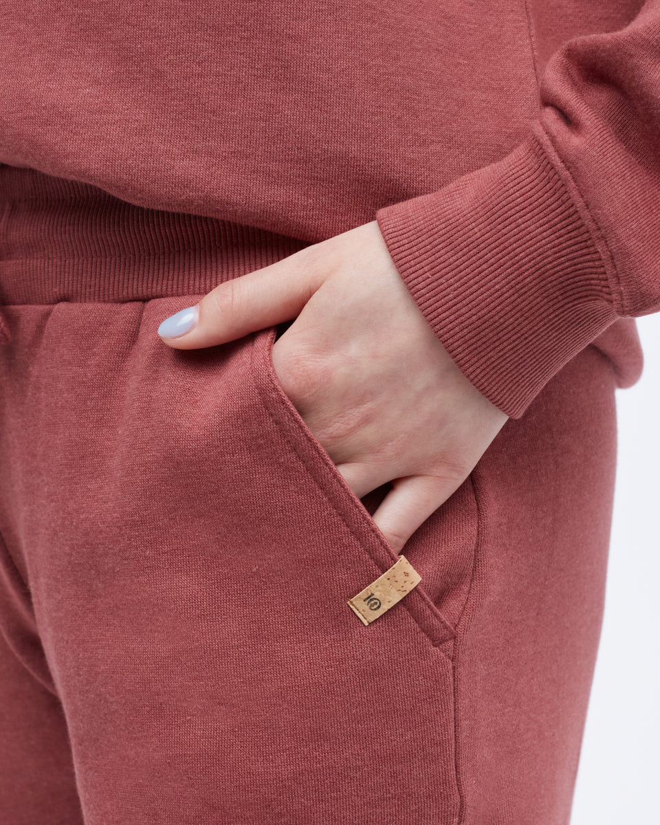 Red Women's Eco-Friendly Sweatpants