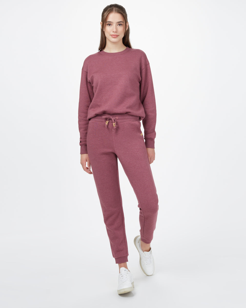 Red Women's Eco-Friendly Sweatpants