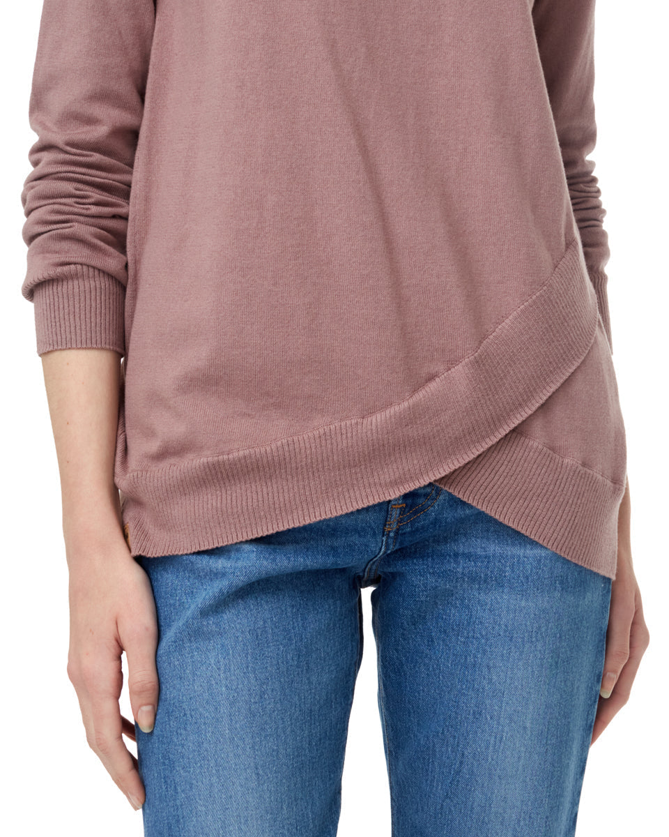 Purple Women's Longsleeve Crossover Jumper