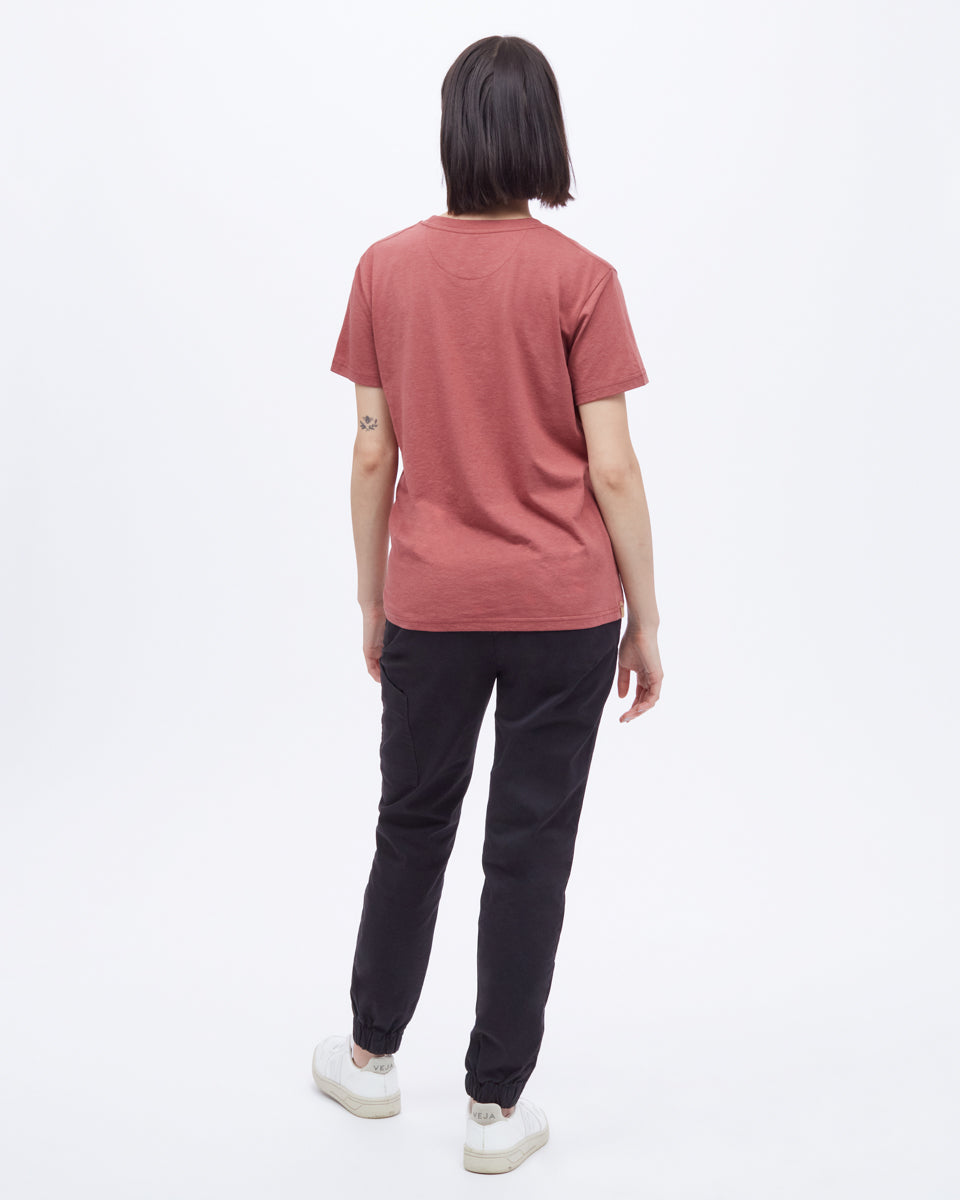 Red Women's Eco-Friendly Graphic Tee