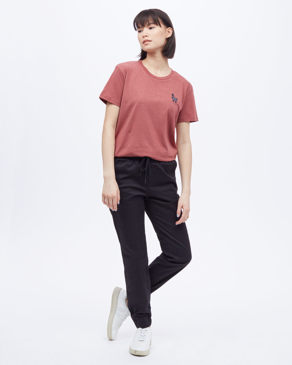 Red Women's Eco-Friendly Graphic Tee