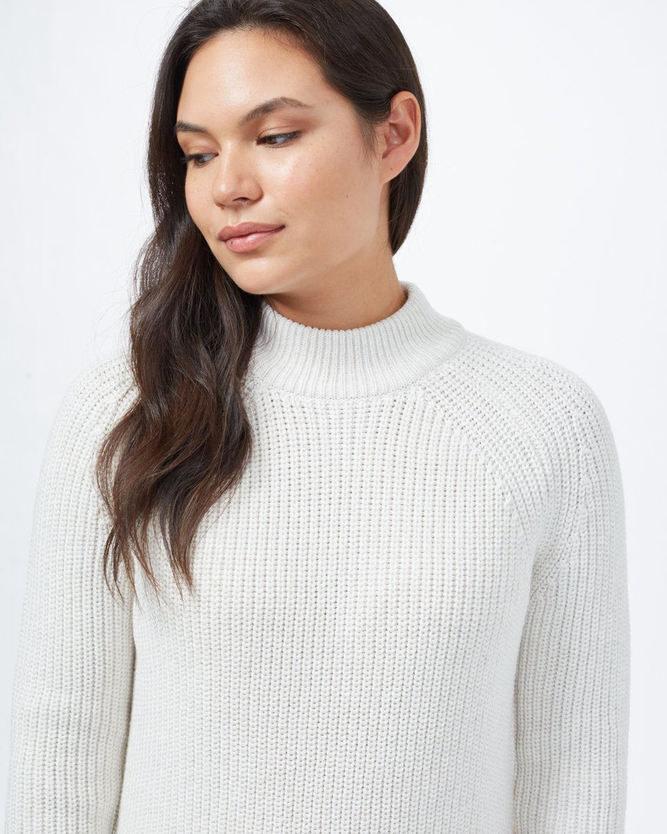 White Women's Long Sleeve Knit Jumper