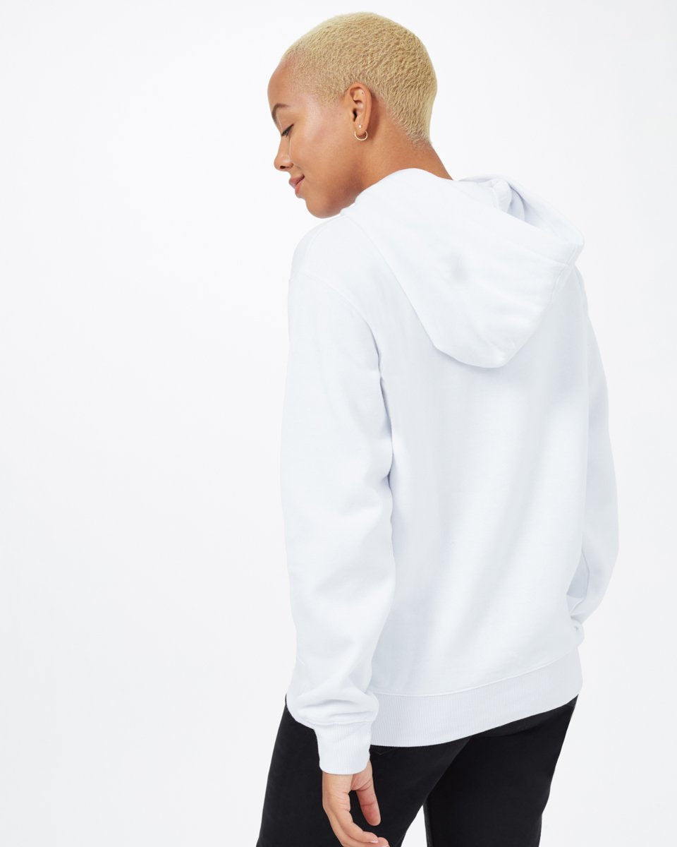 White Women's Graphic Hoodie