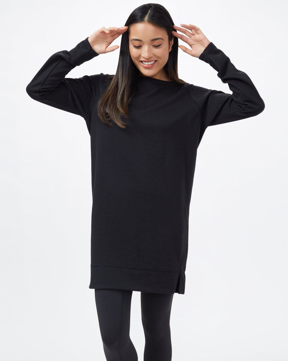 Black Womens Knit Sweater Dress