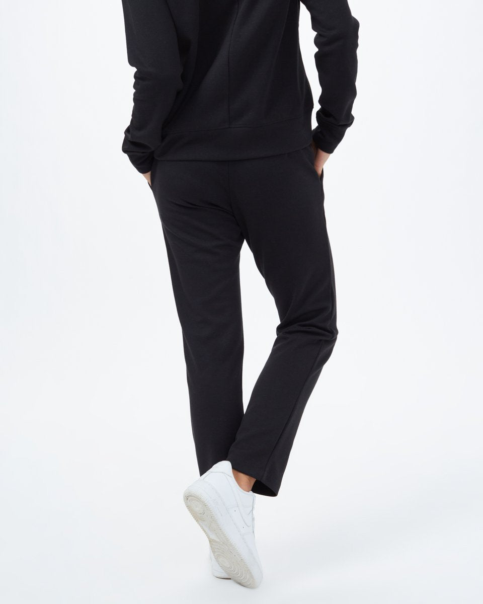 Black Women's Knit Casual Trousers