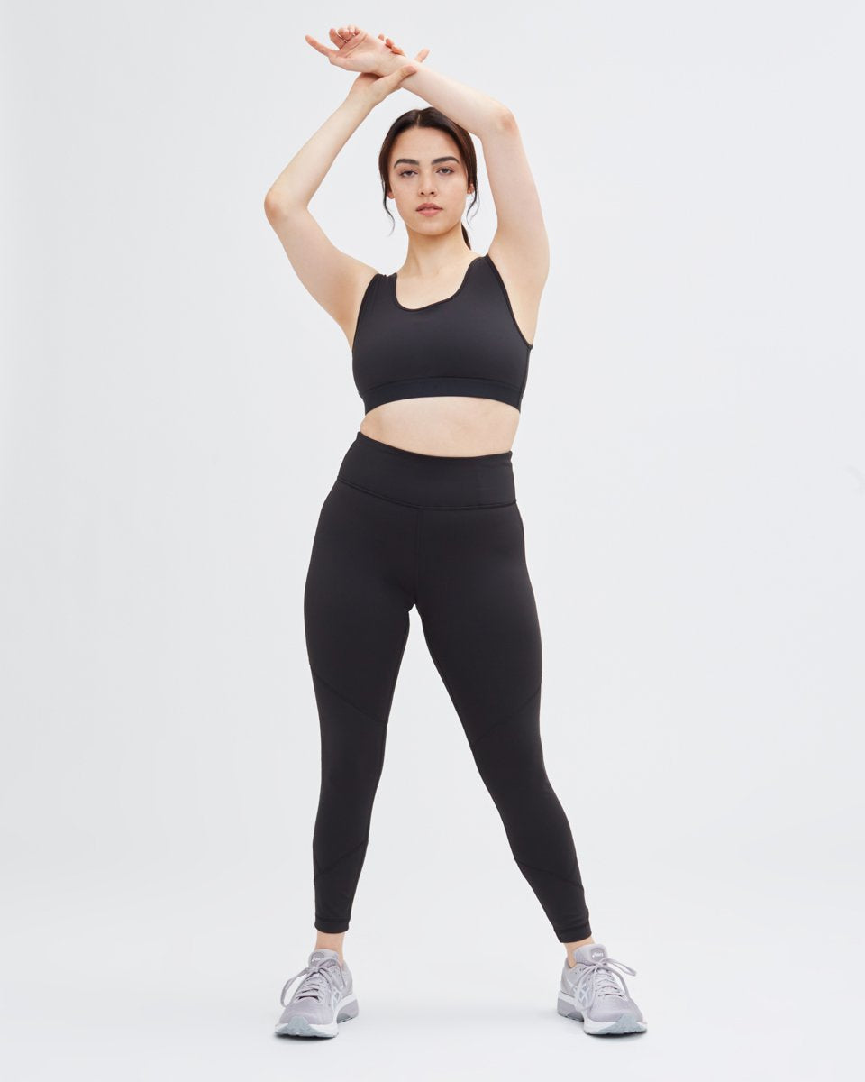 Black Women's High-Rise Leggings