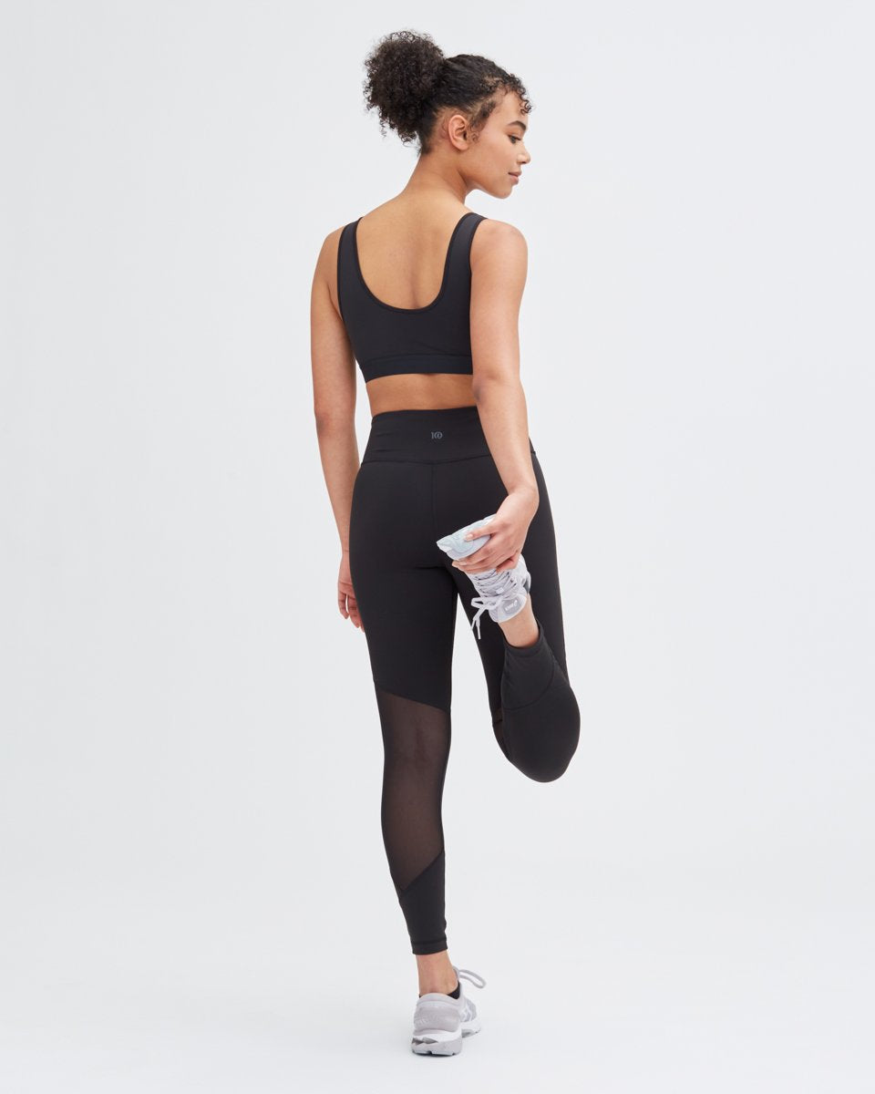 Black Women's High-Rise Leggings