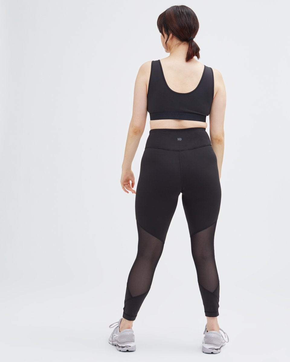 Black Women's High-Rise Leggings