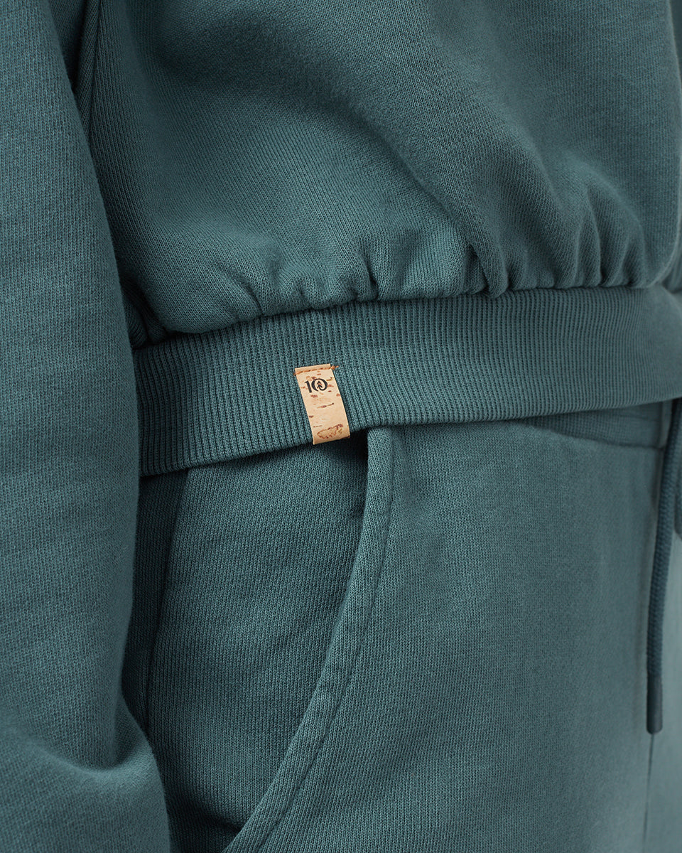 Green Women's Organic Cotton Crewneck Sweatshirt