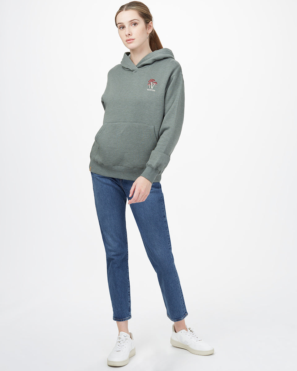 Green Women's Eco-Friendly Pullover Hoodie