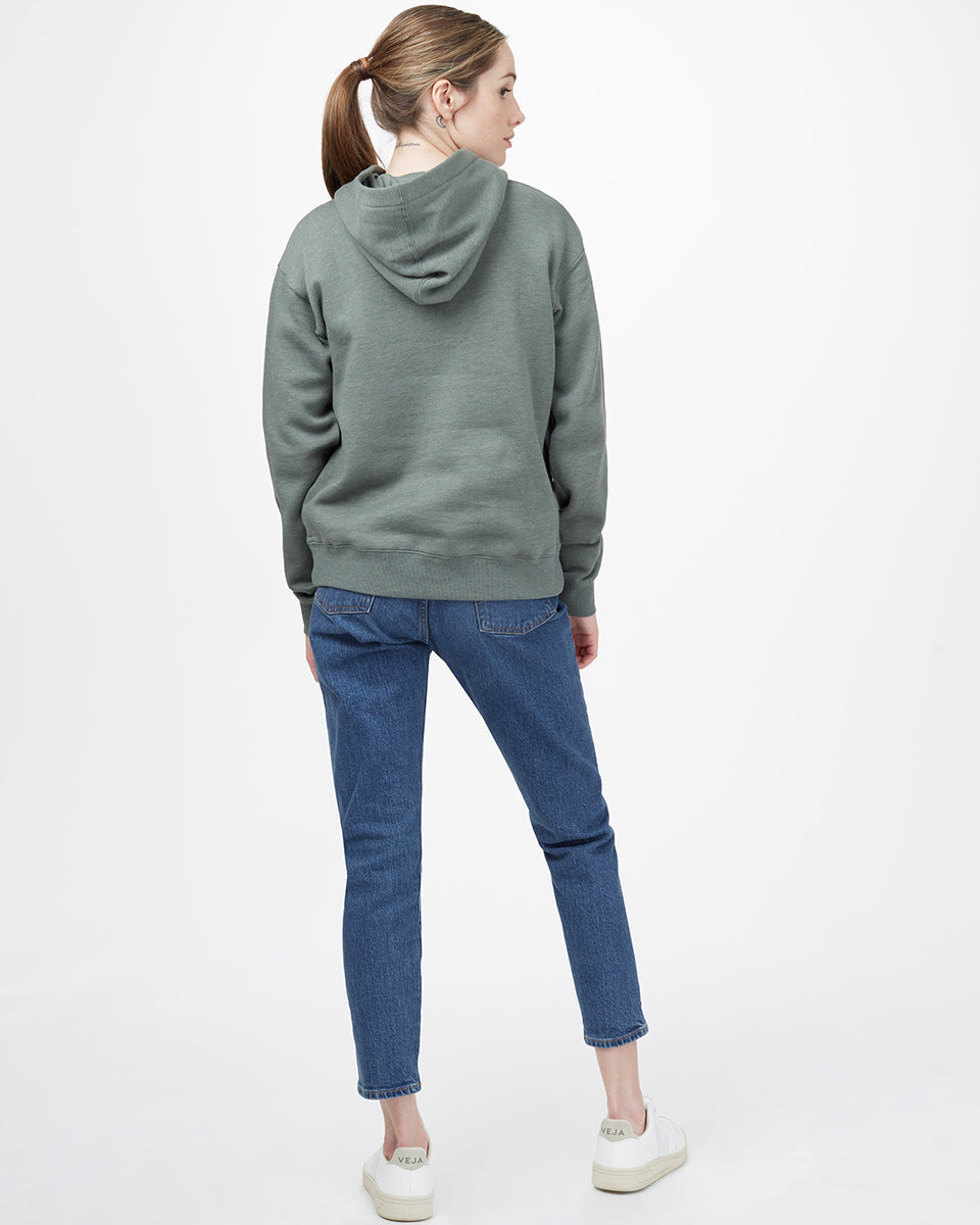 Green Women's Eco-Friendly Pullover Hoodie