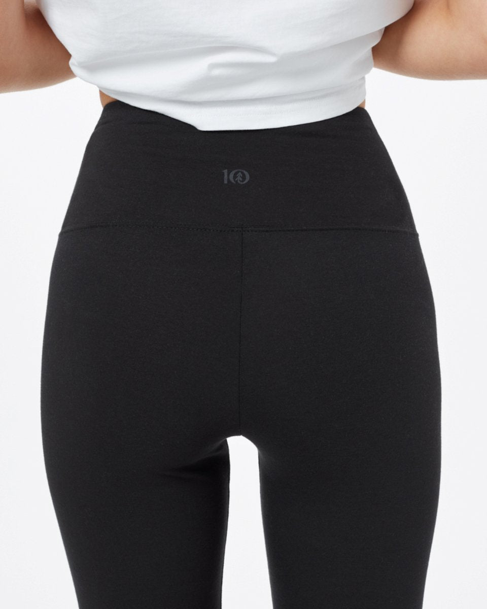 Black Women's High Rise Leggings