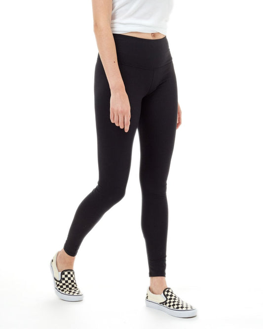 Black Women's High Rise Leggings