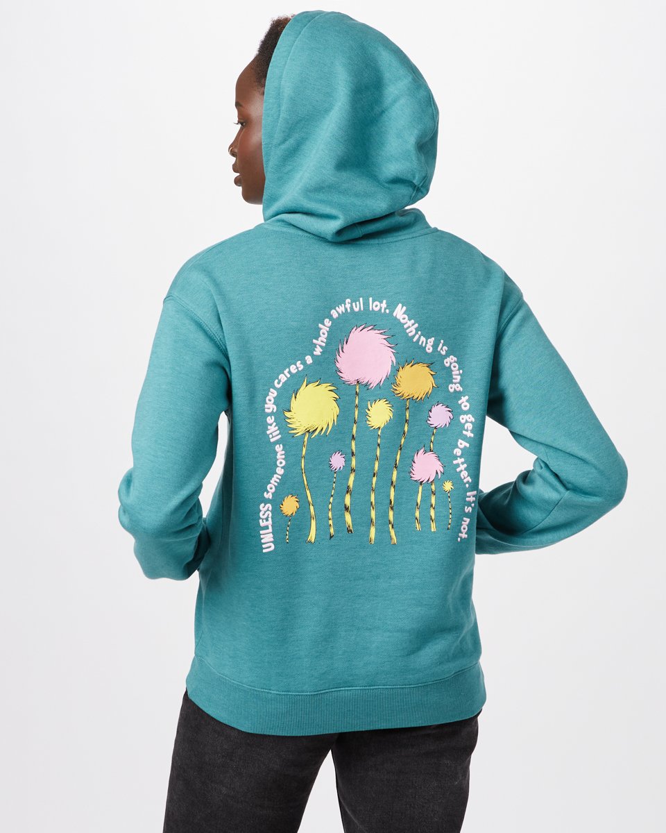 Green Women's Graphic Hoodie