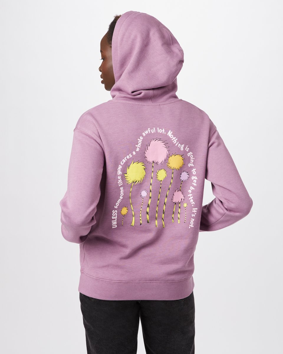 Purple Women's Graphic Hoodie