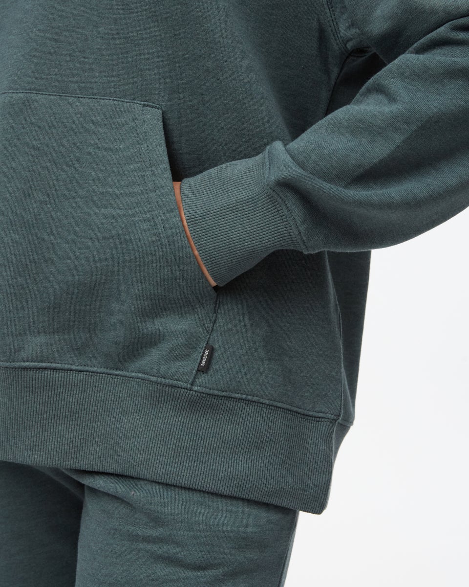 Green Graphic Pullover Hoodie