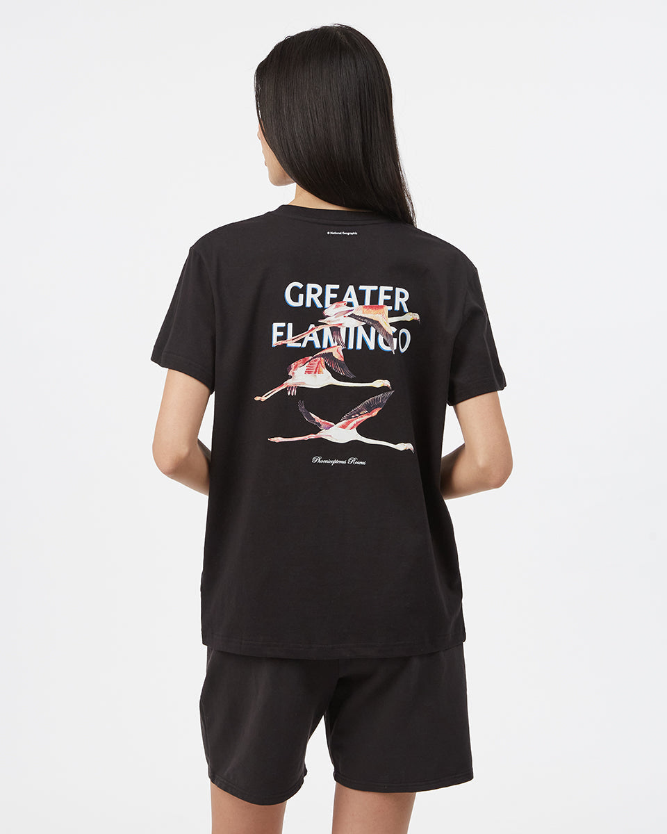 Black Women's Graphic Short Sleeve Tee