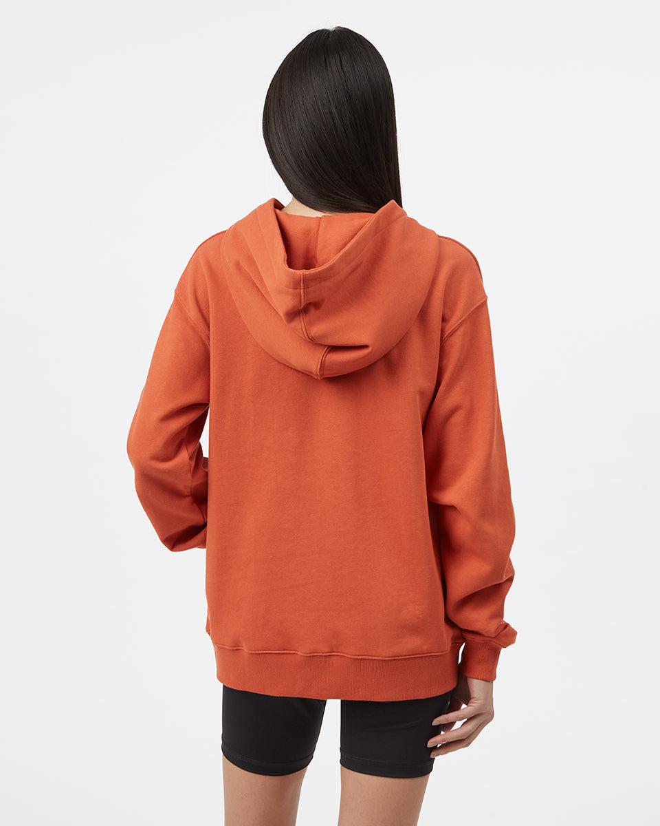 Orange Women's Fish Graphic Pullover