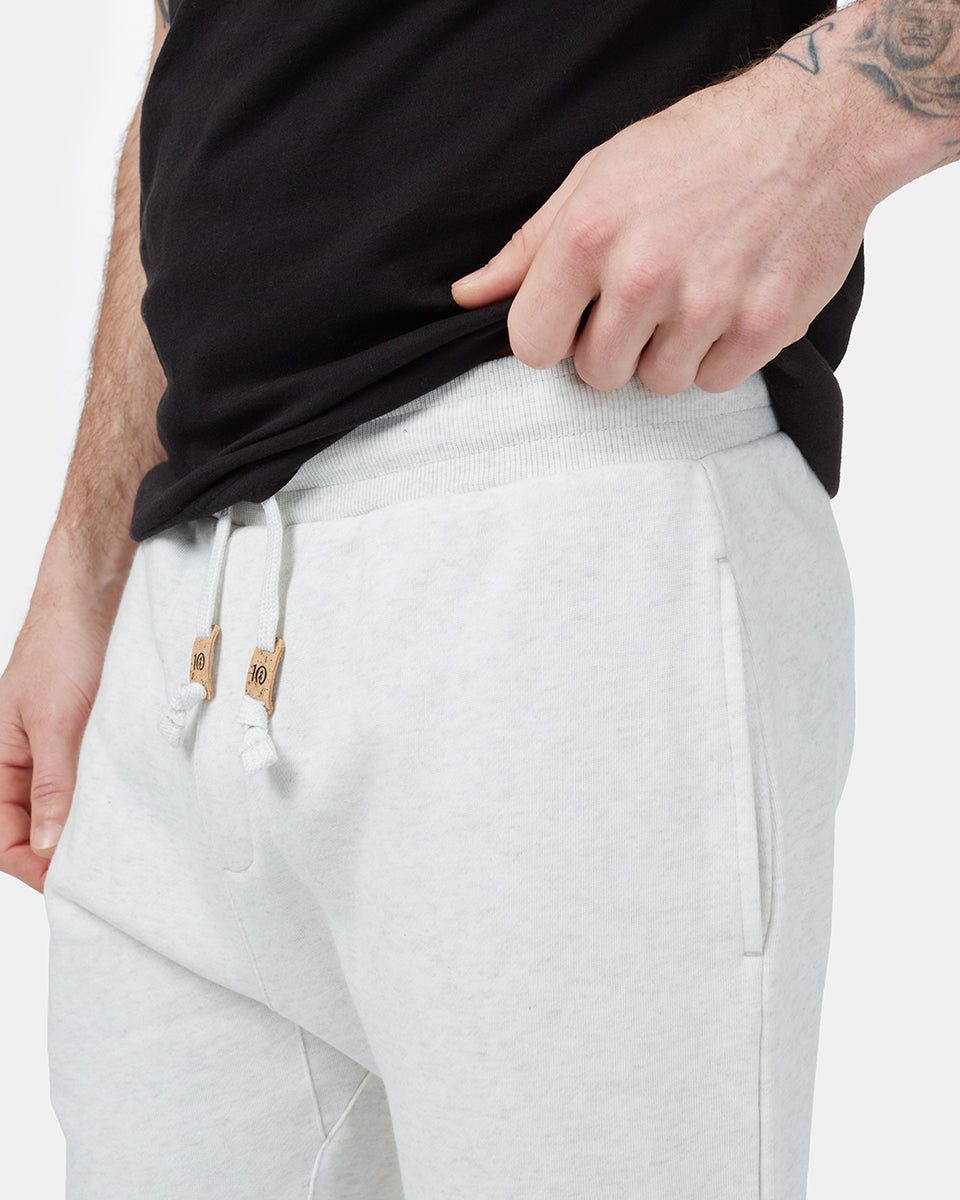 White Men's Eco-Friendly Sweatpants