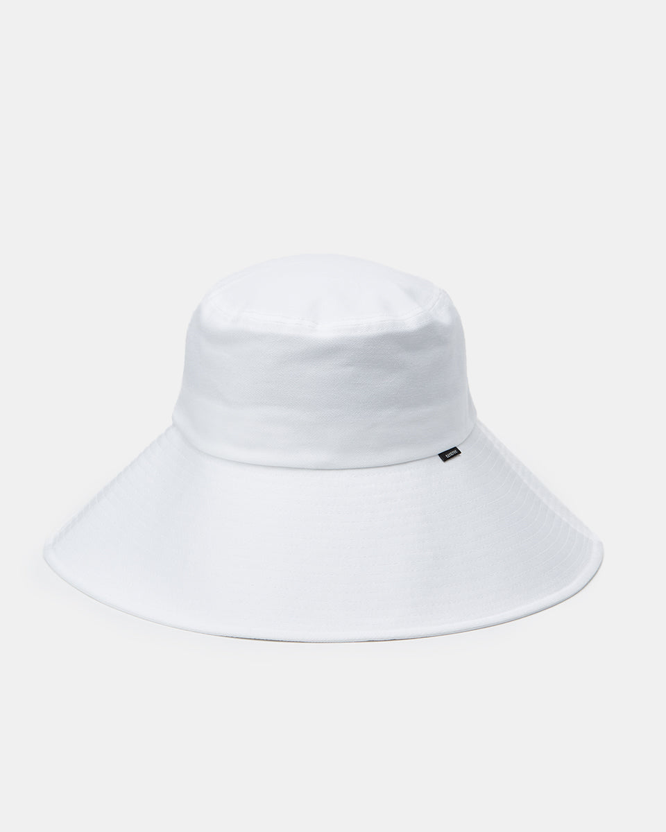 White Organic Cotton Bucket Hat