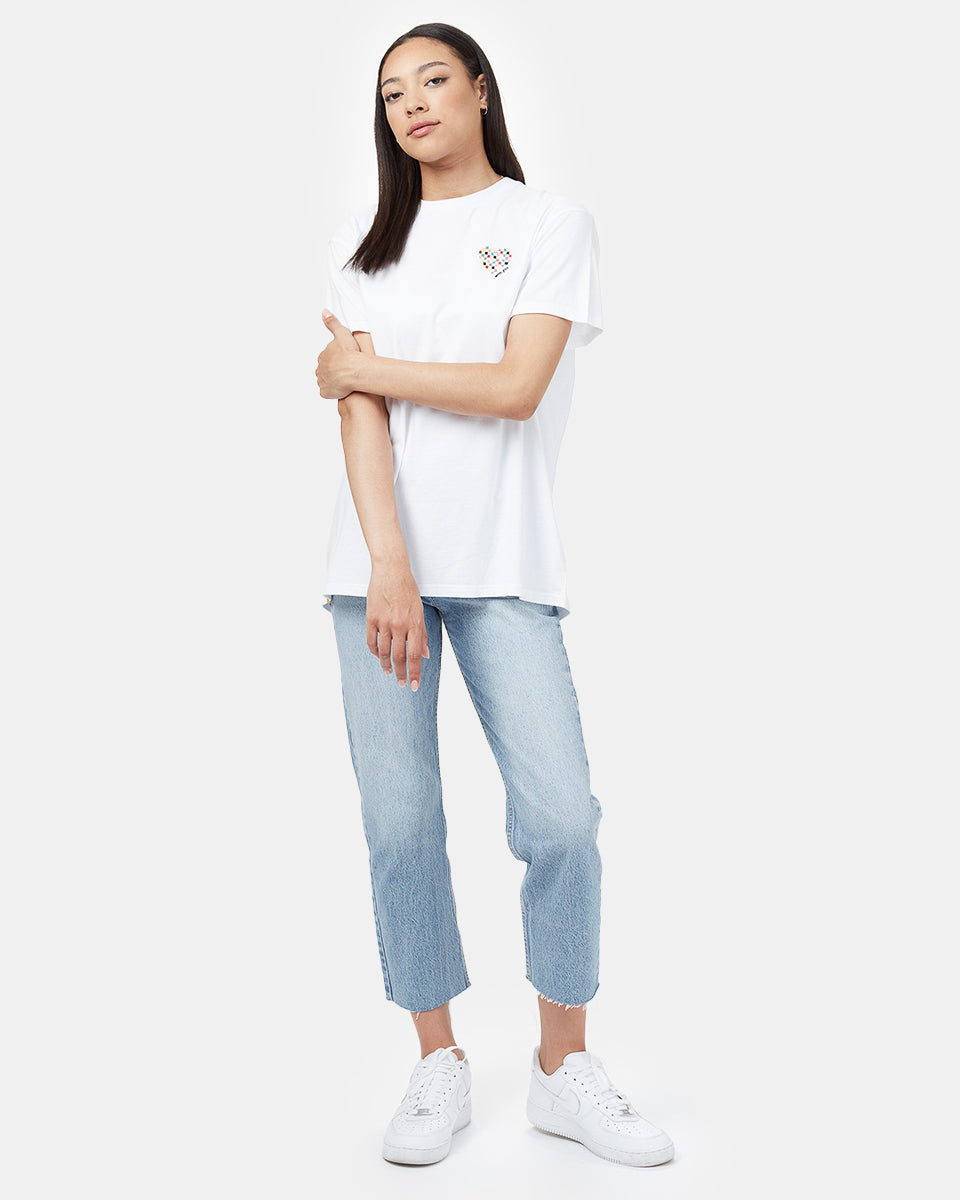 White Organic Cotton Pride Tee