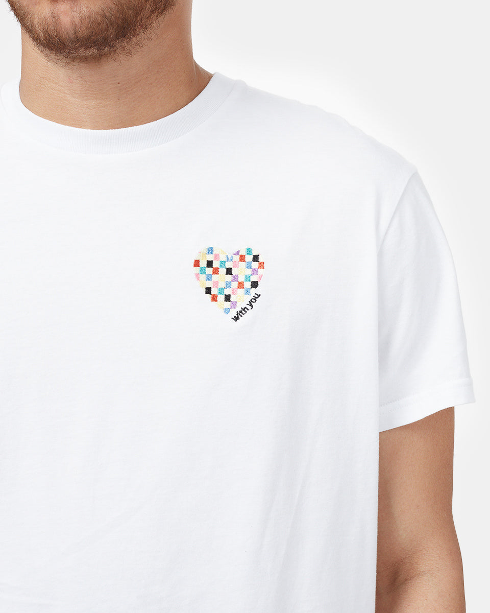 White Organic Cotton Pride Tee