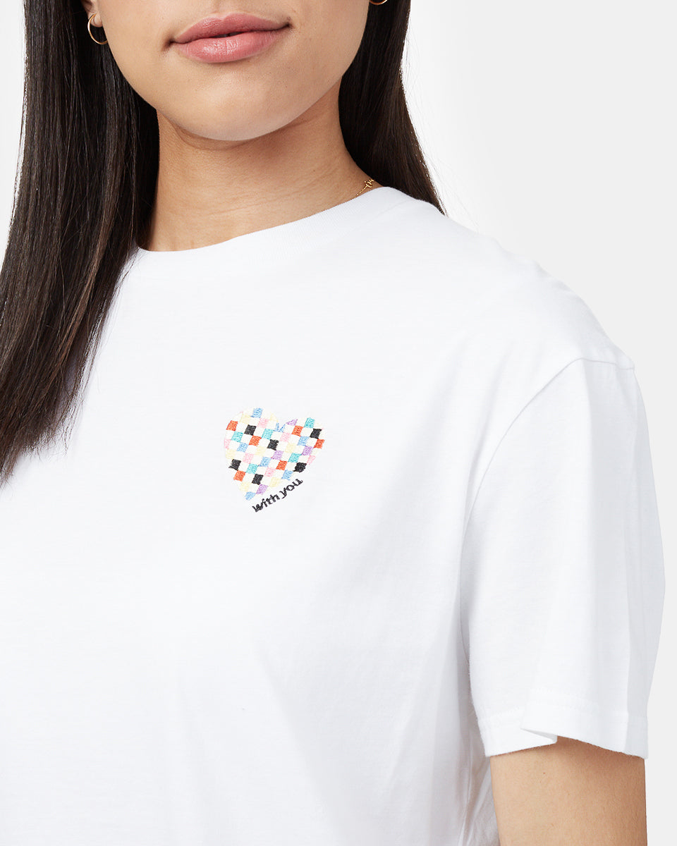 White Organic Cotton Pride Tee