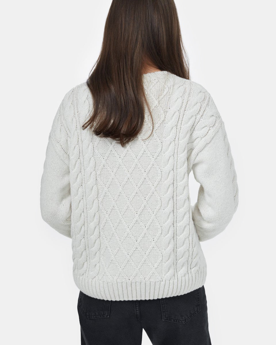 Highline Wool Cable Crew Sweater