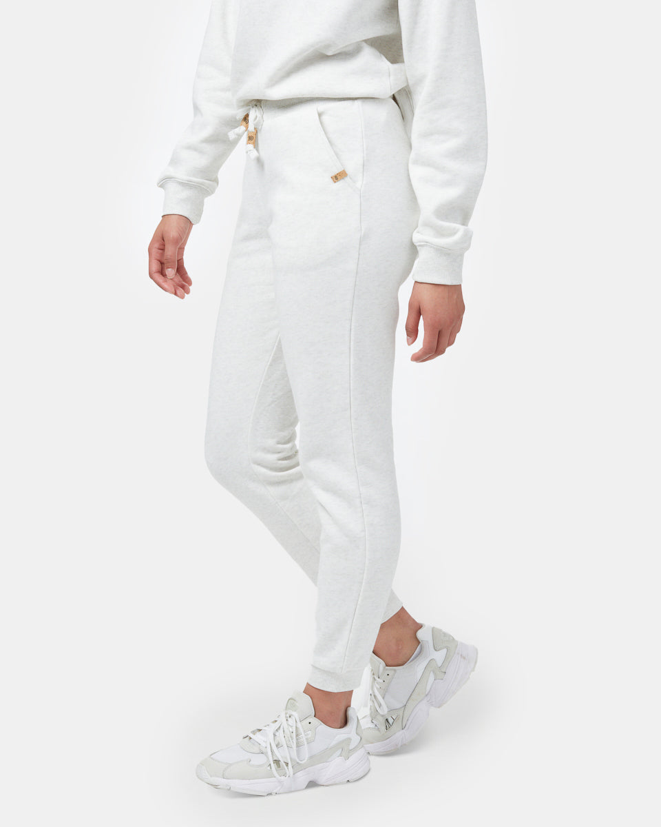 White Women's Eco-Friendly Sweatpants