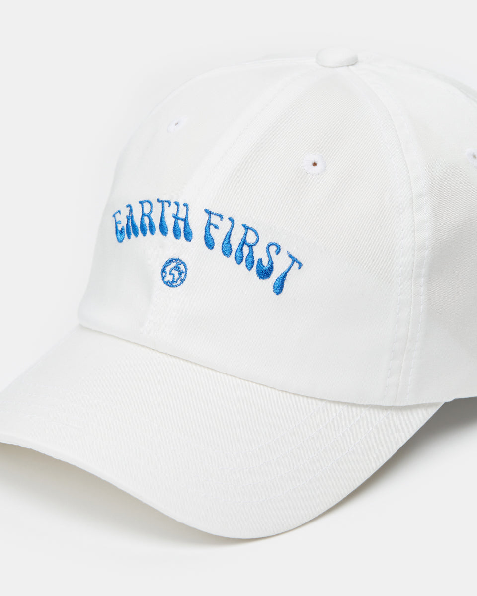 White Adjustable Graphic Dad Hat