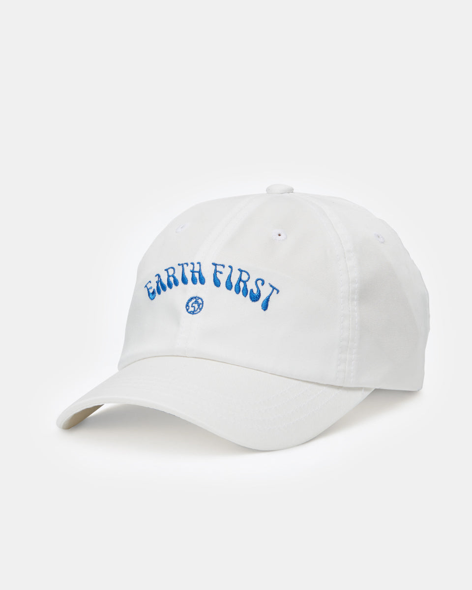 White Adjustable Graphic Dad Hat