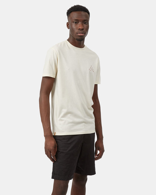 White Crew Neck Graphic Tee