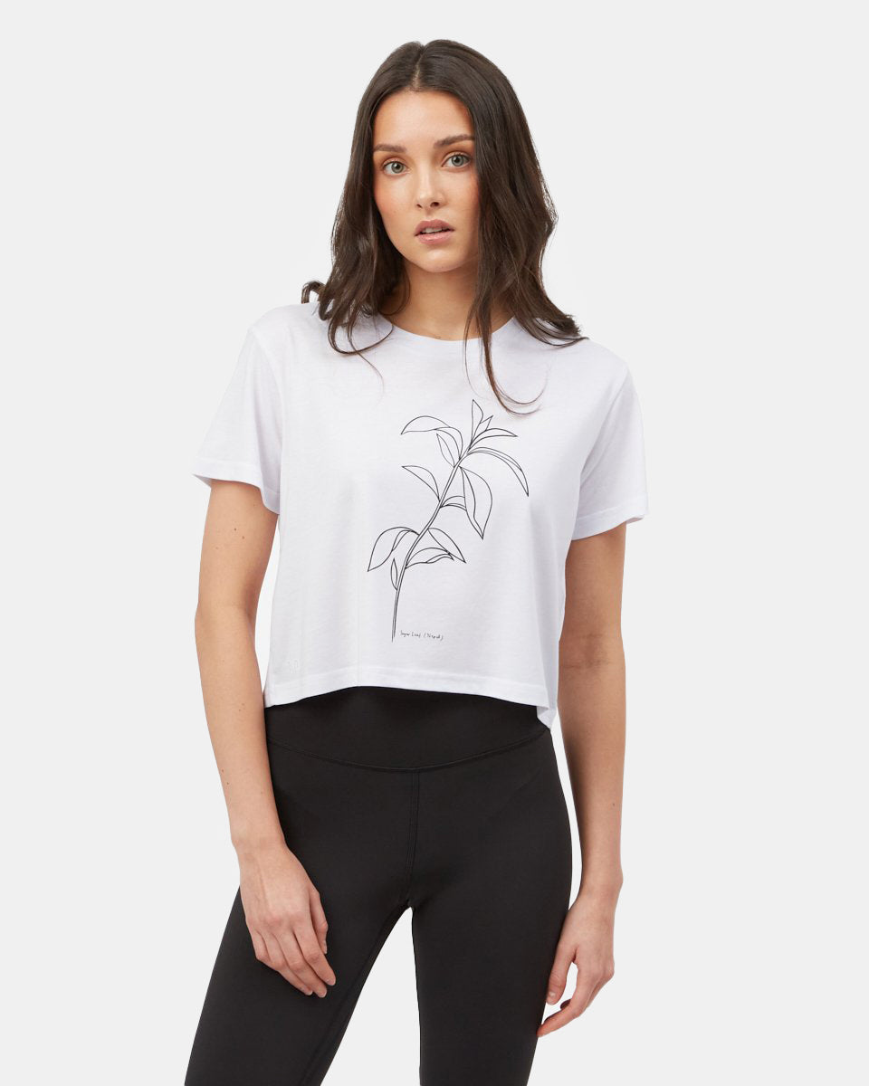 White Graphic Oversized Tee