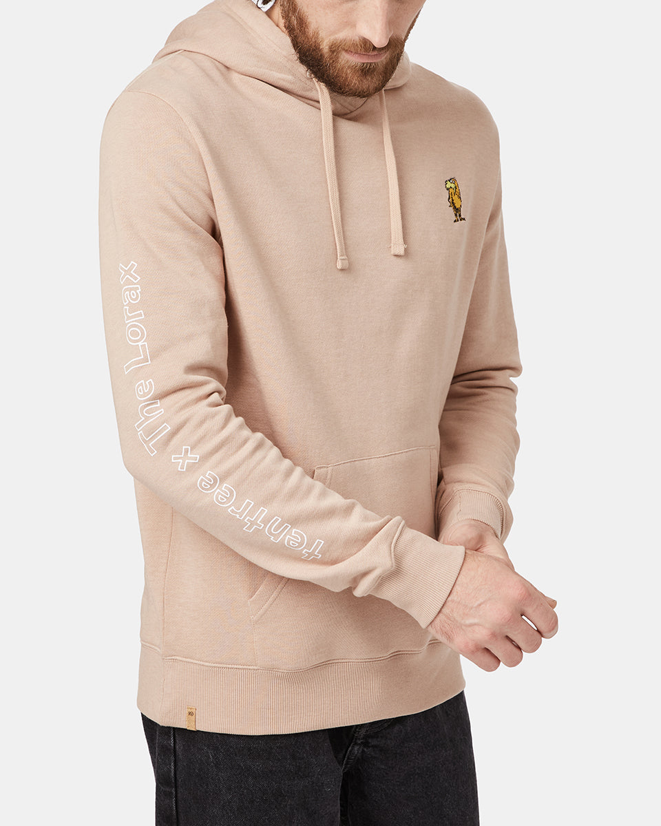 White Lorax Graphic Hooded Pullover