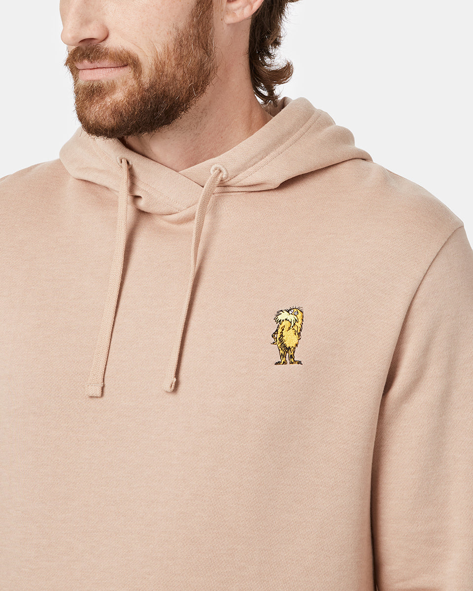 White Lorax Graphic Hooded Pullover