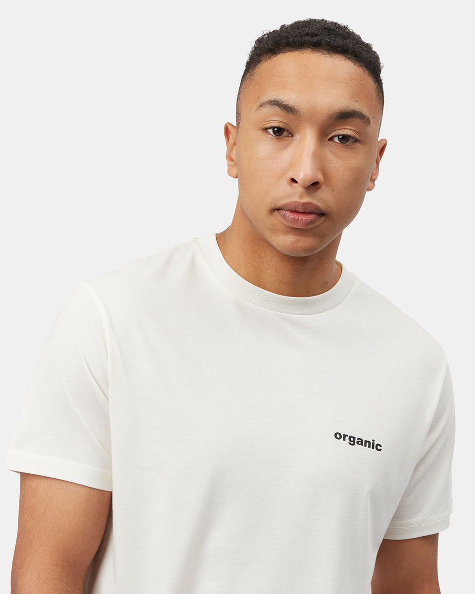 White Men's Graphic Short Sleeve Tee